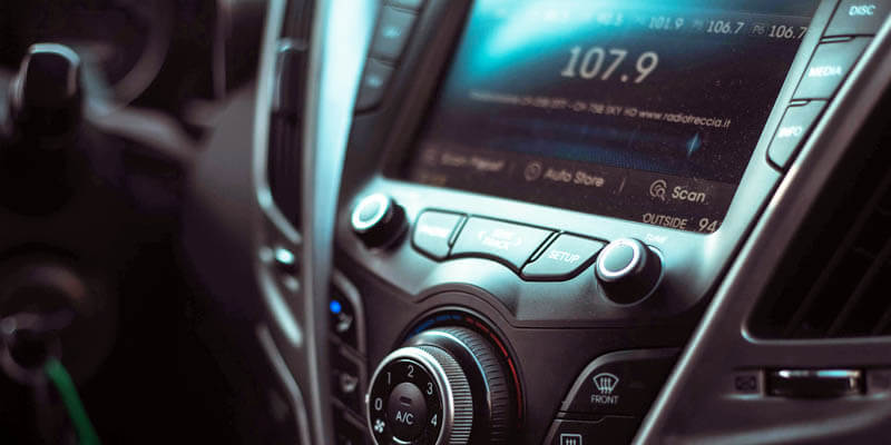 radio advertising in car